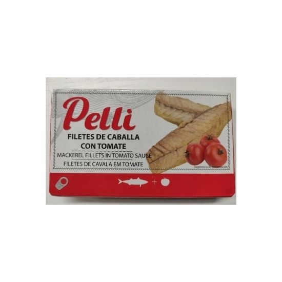 Picture of PELLI MACKEREL FILLETS TOMATO SAUCE 90GR